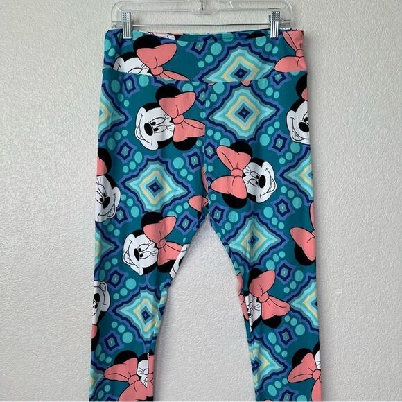 NWOT Lularoe Disney Minnie Mouse Tall & Curvy Leggings - Picture 2 of 10